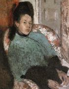 Edgar Degas Portrait of Elena Carafa France oil painting artist
